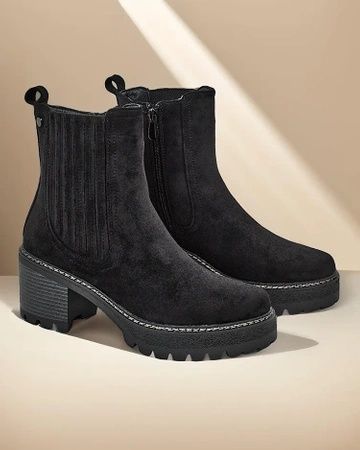 3 KOLORY 36 37 38 botki 39 40 41 z przetarciami na obcasie klocku zams