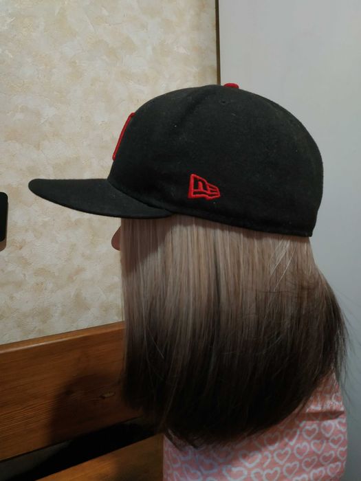 Бейсбольная кепка с буквой H, New Era 59Fifty Fitted Hat обсяг 57-59см