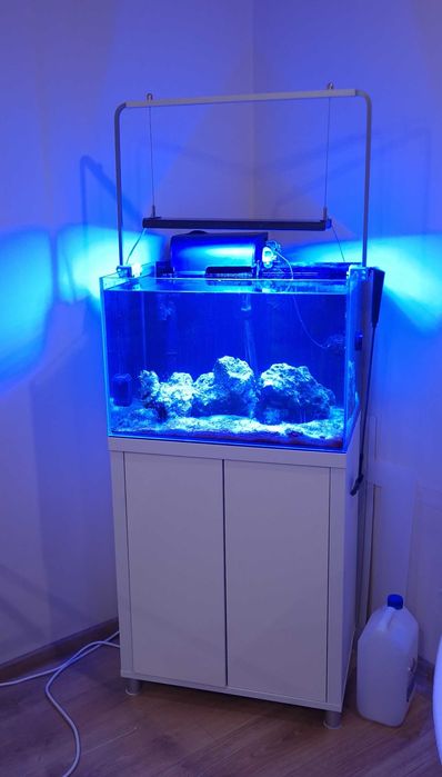 Akwarium 60x40x40 + szafka+ filtr+dolewka+grzałka