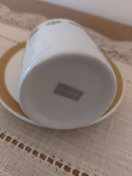 Conjunto 4 chávenas de café com motivo de Natal