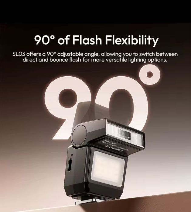 Фотовспышка мини универсальная Ulanzi и Godax аккумуляторная с пилотны