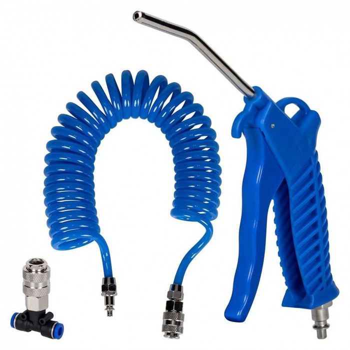 Pistolet do przedmuchiwania przedmuchu kabiny przewód 5m trójnik