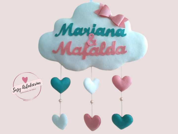 Enfeite Nuvem Quarto Criança Decoração