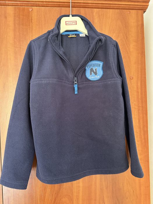 Флісова кофта синя