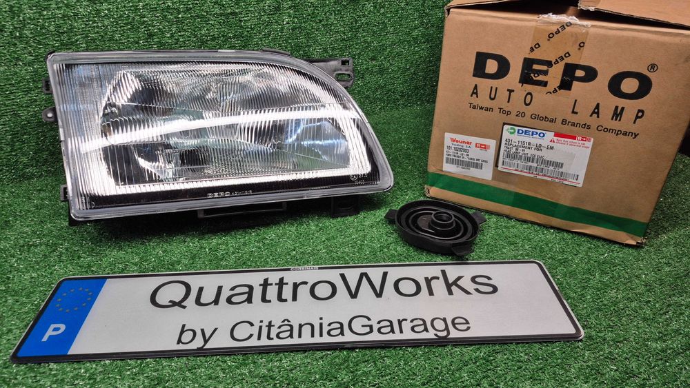 Otica Farol Direito Ford Transit MK4 1994 a 2000 Ref. 431-1151R-LD-EM NOVO DEPO
