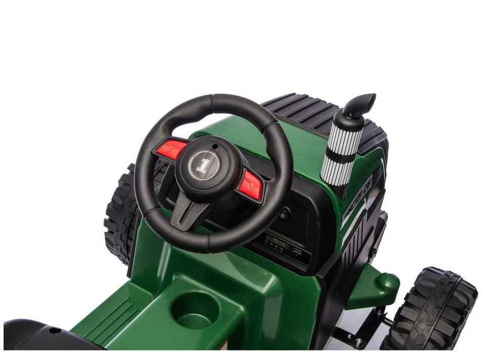 Pojazd Elektryczny dla Dzieci - Traktor TRONT z Przyczepą