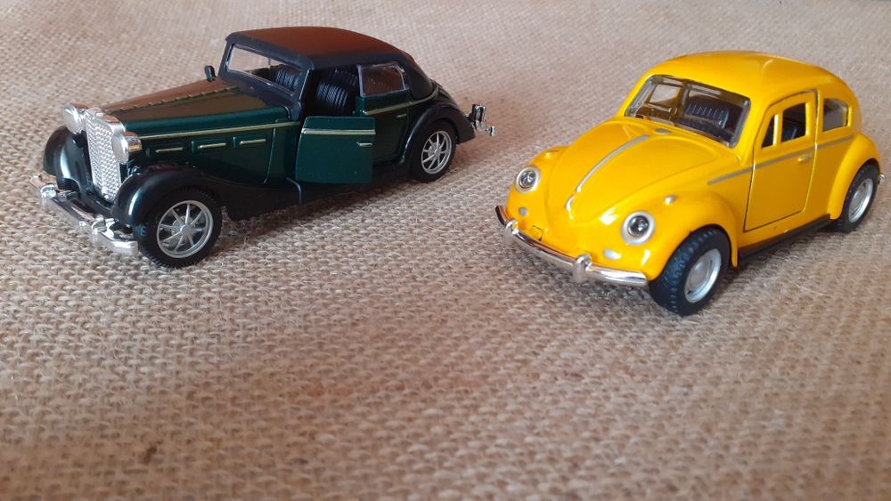 Carros miniatura Volkswagen Fusca Citroën Diana