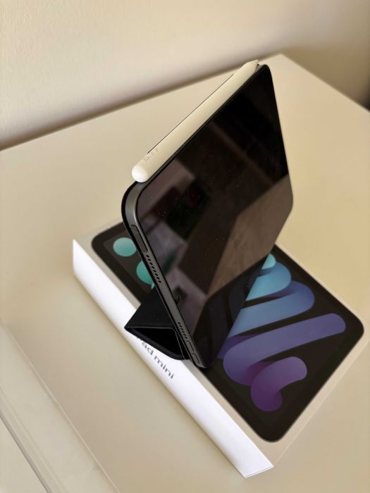 ipad mini 6 + apple pencil 2 + capa magnetica