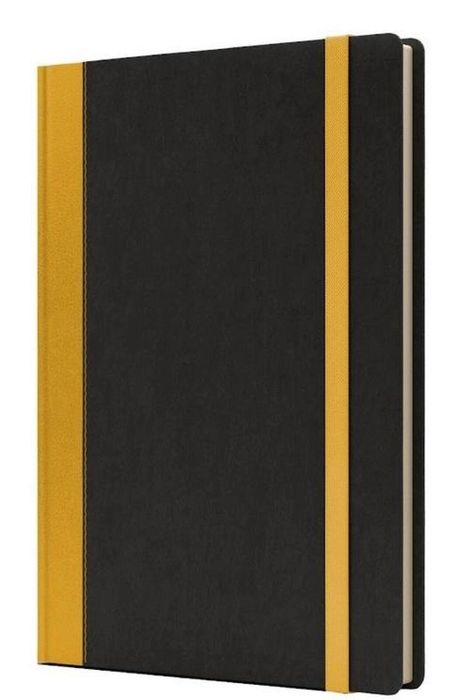 Notatnik A5 Pro M+ linia czarny/żółty Like U ,262x220 mm