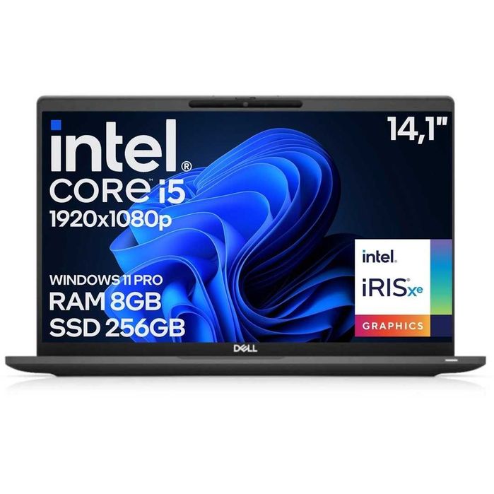 Laptop Dell Latitude 7420 14" -  Core i7 11GEN Iris 8GB 256SSD Klasa A-