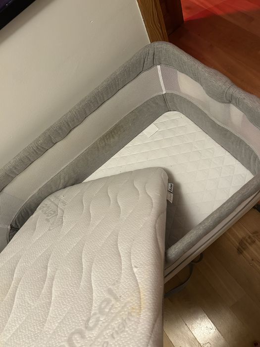 Łóżeczko Lionelo Leonie Beige Sand plus materac