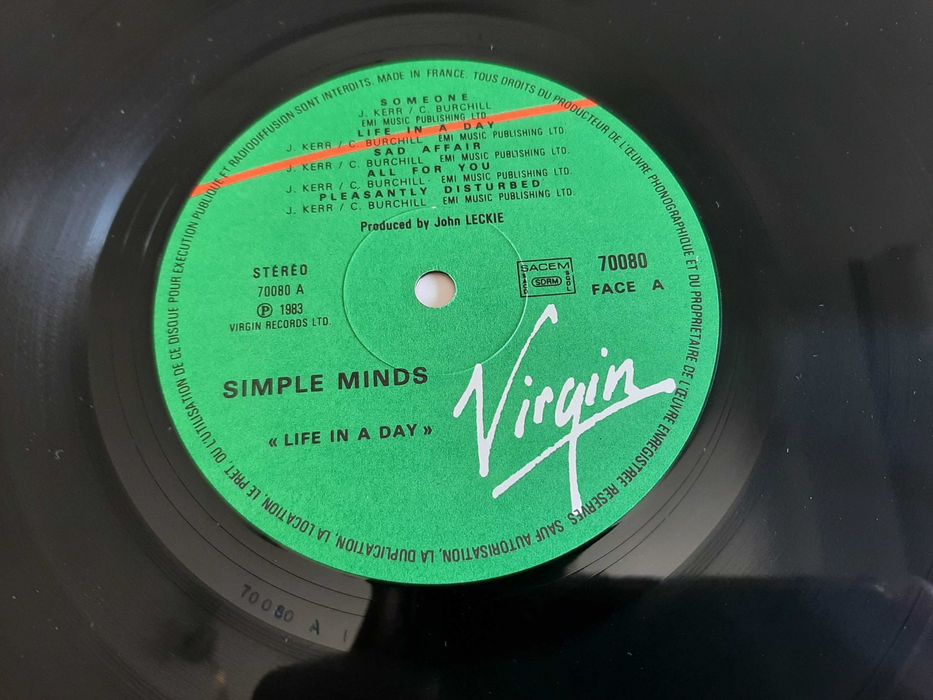 Simple Minds - Life In A Day - França - Vinil LP