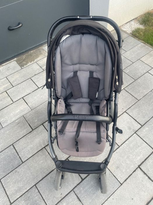 X lander X Pulse czarny 2w1 wózek i gondola z akcesoriam