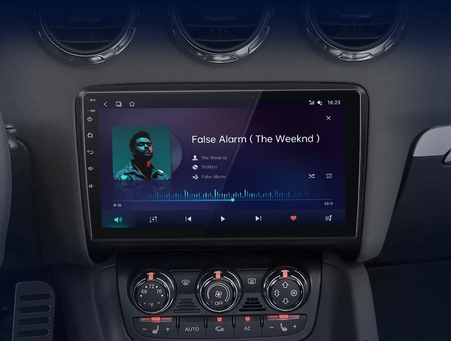 Audi TT MK2 8J 2006–2014 – Radio Android 15 9” CarPlay Android Auto 8GB/256GB GPS Nawigacja Stacja Multimedialna WiFi Bluetooth DSP 4G LTE PL