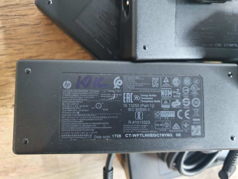 Блок питания зарядное зарядка HP blue pin 90w оригінал