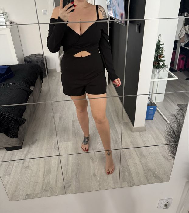 Czarny kombinezon xl