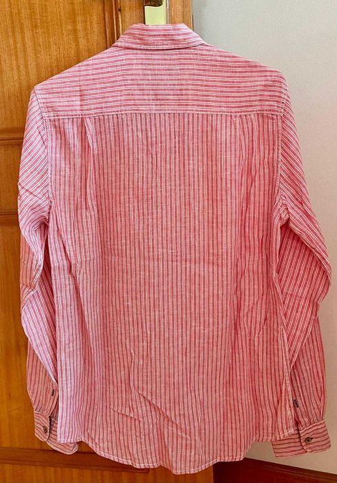Camisa às riscas regular fit para homem da Tiffosi
