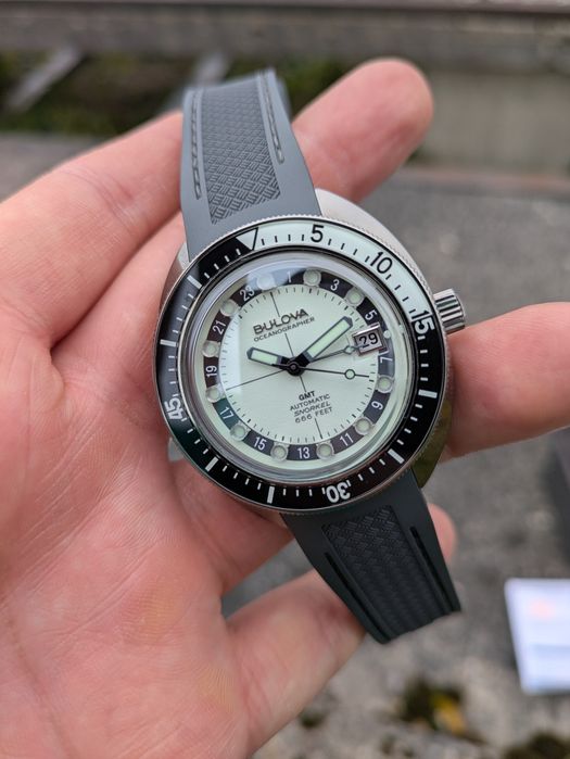 Zegarek Bulova Oceanographer szafir GMT automatyczny