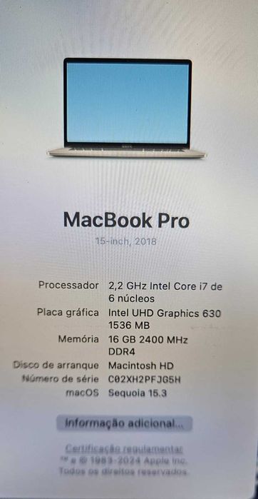 Macbook Pro 15" como novo