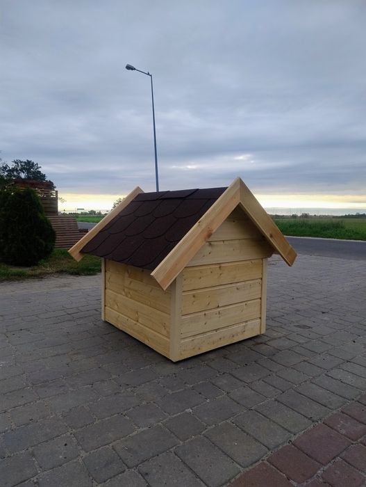 Drewniana Buda Psa 80 x 65