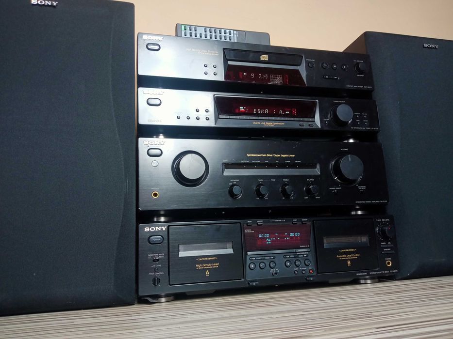 Świetna wieża Hi-Fi Sony kpl.+ BT tj.JBL,Denon, Marantz,Technics
