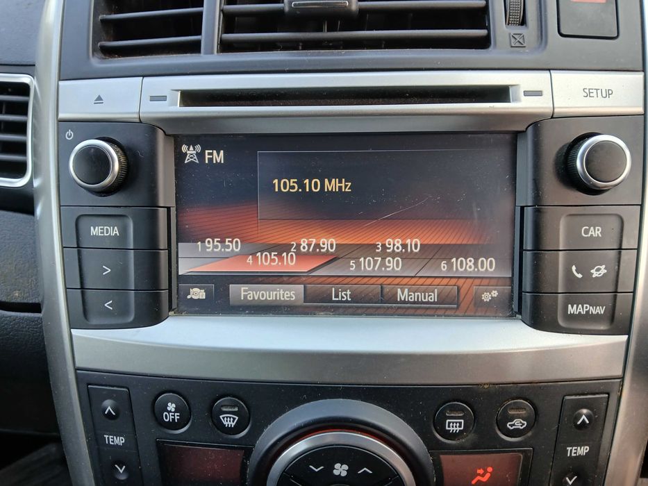 Radio oryginalne duzy ekran dotykowe Toyota Verso Lift 13-18