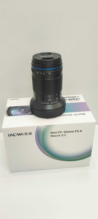 Laowa 85 mm f/5.6 2x Ultra Macro APO do Canon RF