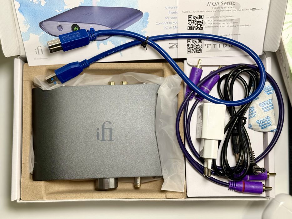 iFi Zen DAC v1 przetwornik + pudełko + kable usb + zasilacz