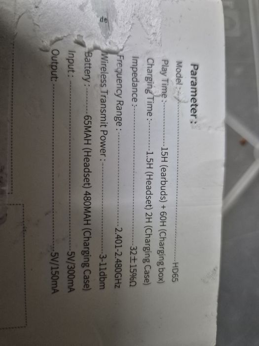 Sluchawki bezprzewodowe Bluetooth NOWE