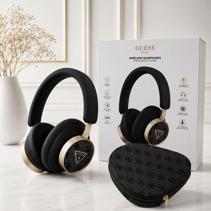 Headphones Guess original conjunto com mala