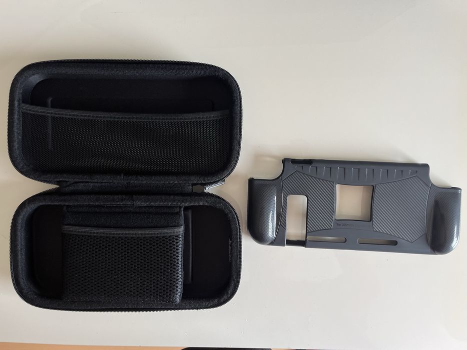 Nintendo Switch 1.1 (V2) Preta + Bolsa e Capa