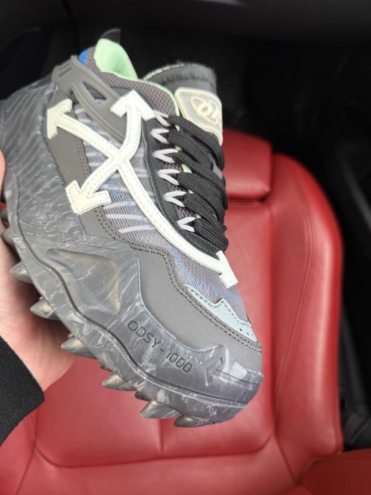 (ОПЛАТА ПІСЛЯ ОГЛЯДУ)Off White Odsy 1000 Black White Офф Вайт Одсі