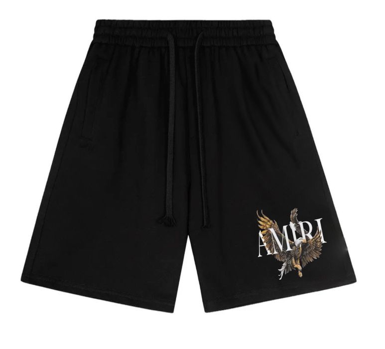 Спортивные шорты Amiri Logo унисекс черные Амири Новые модели на лето