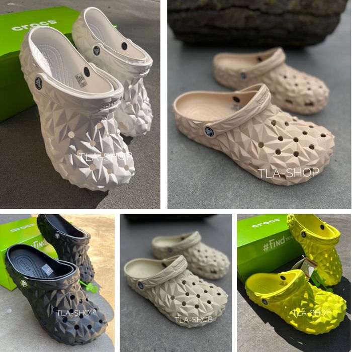 Стильні Crocs Classic Geometric Clog крокси жіночі/чоловічі