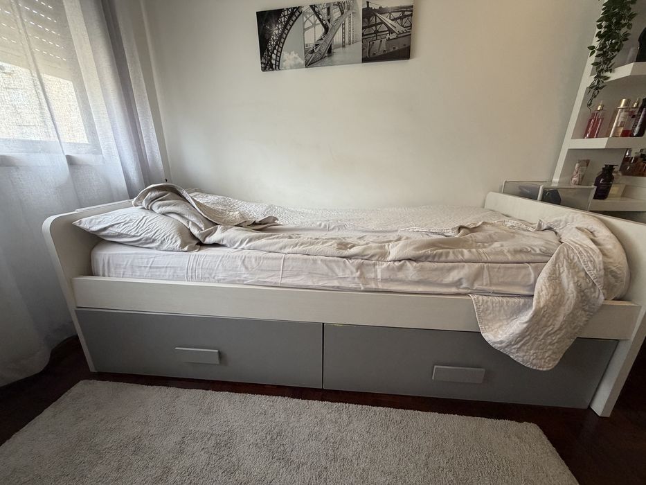 Cama individual 90x200