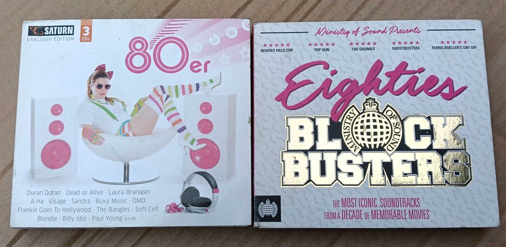Zestaw 6 CD Block Busters 80er - lekka muza lata 80-te