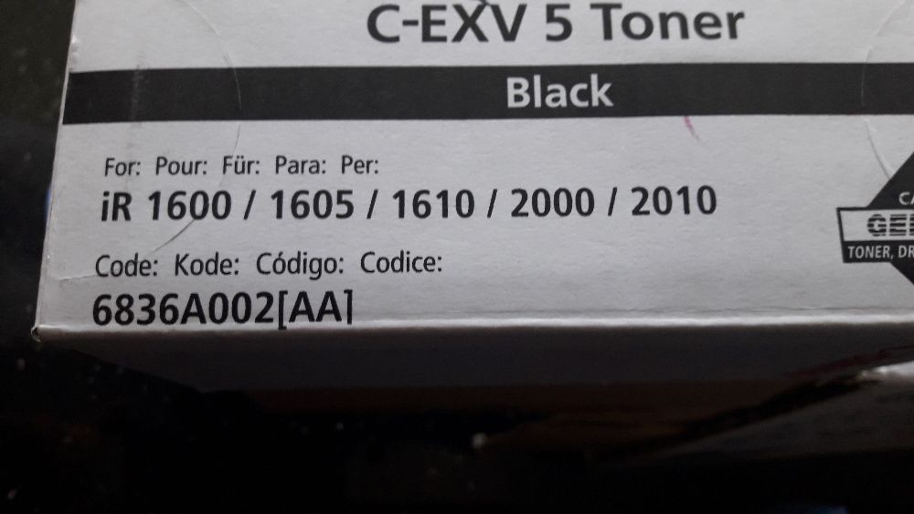 Toner Canon C-EXV 5 6836A002  do IR1600, IR1600, IR1605, IR1610...