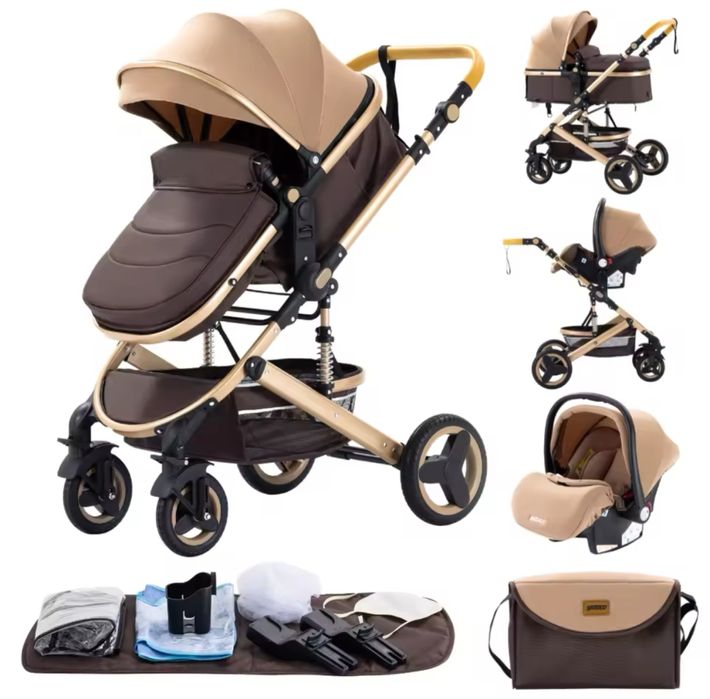 Carinho Luxuoso Bebê 3 em 1 portátil