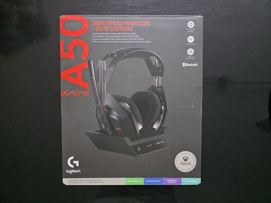 Słuchawki bezprzedowe Logitech Astro A50 Gen 5 Stan idealny