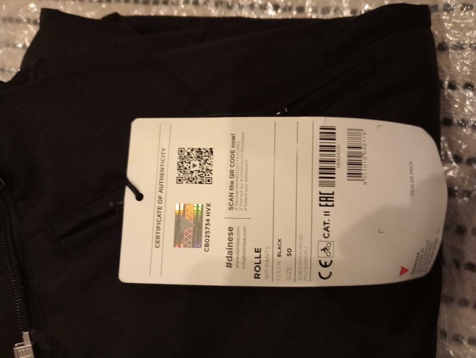 Calças mota Dainese nº 50 novas