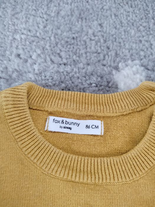 Sweter z misiem roz 86