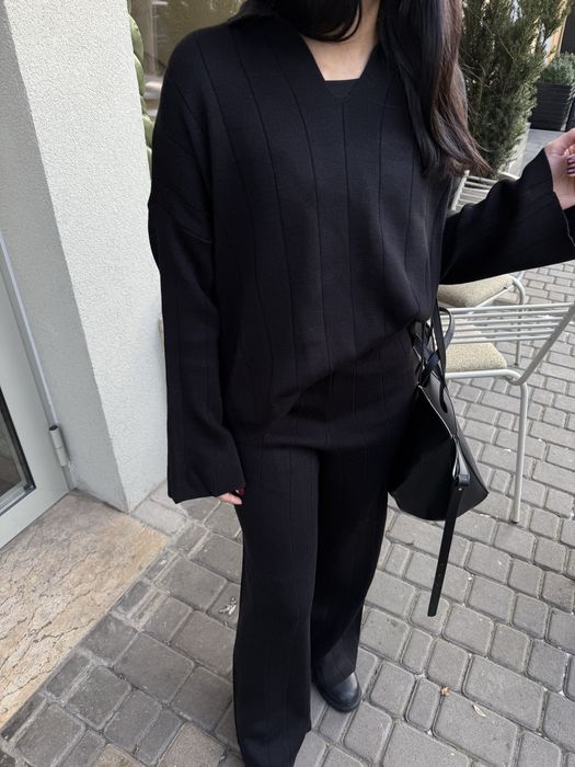 Трикотажный костюм на осень/зиму, костюм ангора, костюм двойка