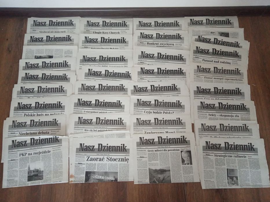 Gazeta Nasz dziennik 1998r-1999r.