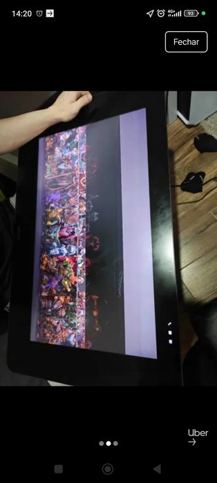 Wacom Cintiq 27 QHD com ligeira avaria