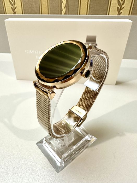 Женские Smart часы NX7 Pro Gold Amoled жіночий смарт годинник