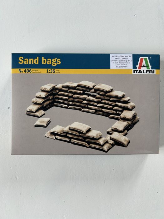 Italeri 0406 Sandbags model Diorama