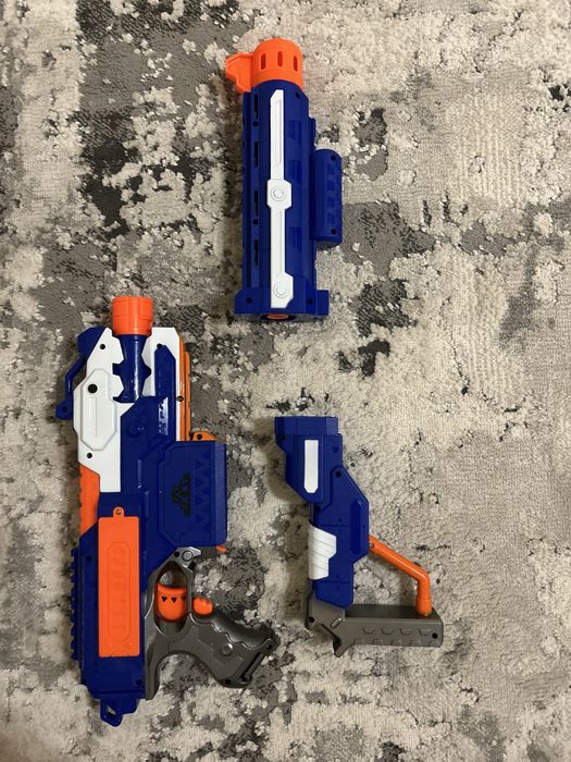 Бластер Nerf длина 75 см в отличном состоянии