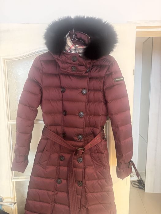 Kurtka bordowa burberry brit rozm. M