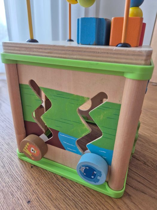 Drewniana kostka edukacyjna Eichhorn