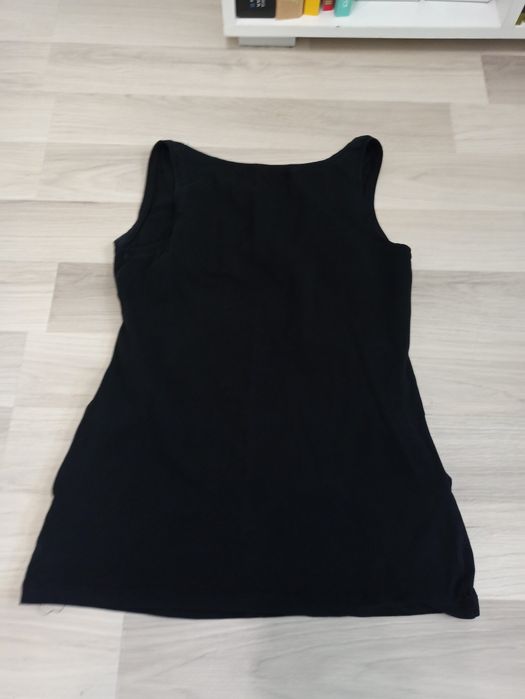 Top ciążowy na ramiączkach M 38 czarna H&m mama